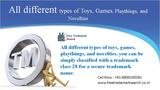 All different types of Toys, Games, Playthings, and Novelties Free Trademark Search S-191 C, 3rd floor,Manak Complex,School Block, Shakarpur 
