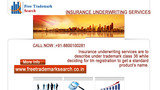 Insurance underwriting services are to describe under trademark class 36 while deciding for tm registration to get a standard productâ€™s name., Free Trademark Search, New Delhi