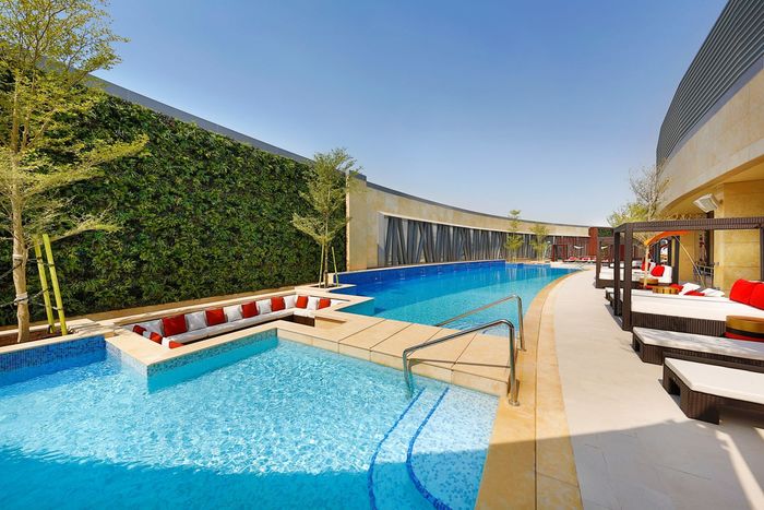 Rooftop Swimming Pool AlRayyan Hotel Doha, Curio Collection by Hilton of AlRayyan Hotel Doha, Curio Collection by Hilton Mall of Qatar, Al Rayyan - Photo 11 of 13