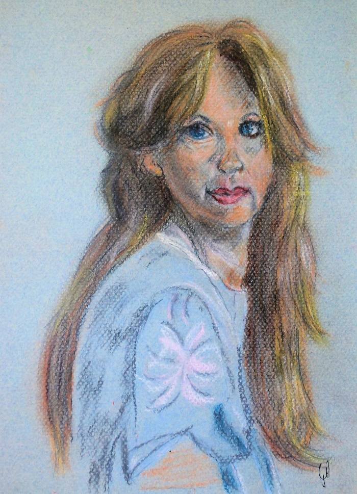 AMAZED Artist June Almendro Portraits of Whisper from the Heart Poetry Club (Poetry Galore) Camborne Street - Photo 7 of 14