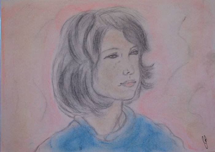 Innonence Artist June Almendro Portraits of Whisper from the Heart Poetry Club (Poetry Galore) Camborne Street - Photo 9 of 14