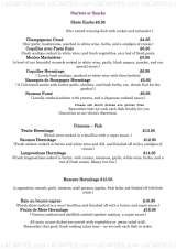 Menus & Prices, The Hermitage Restaurant, Folkestone