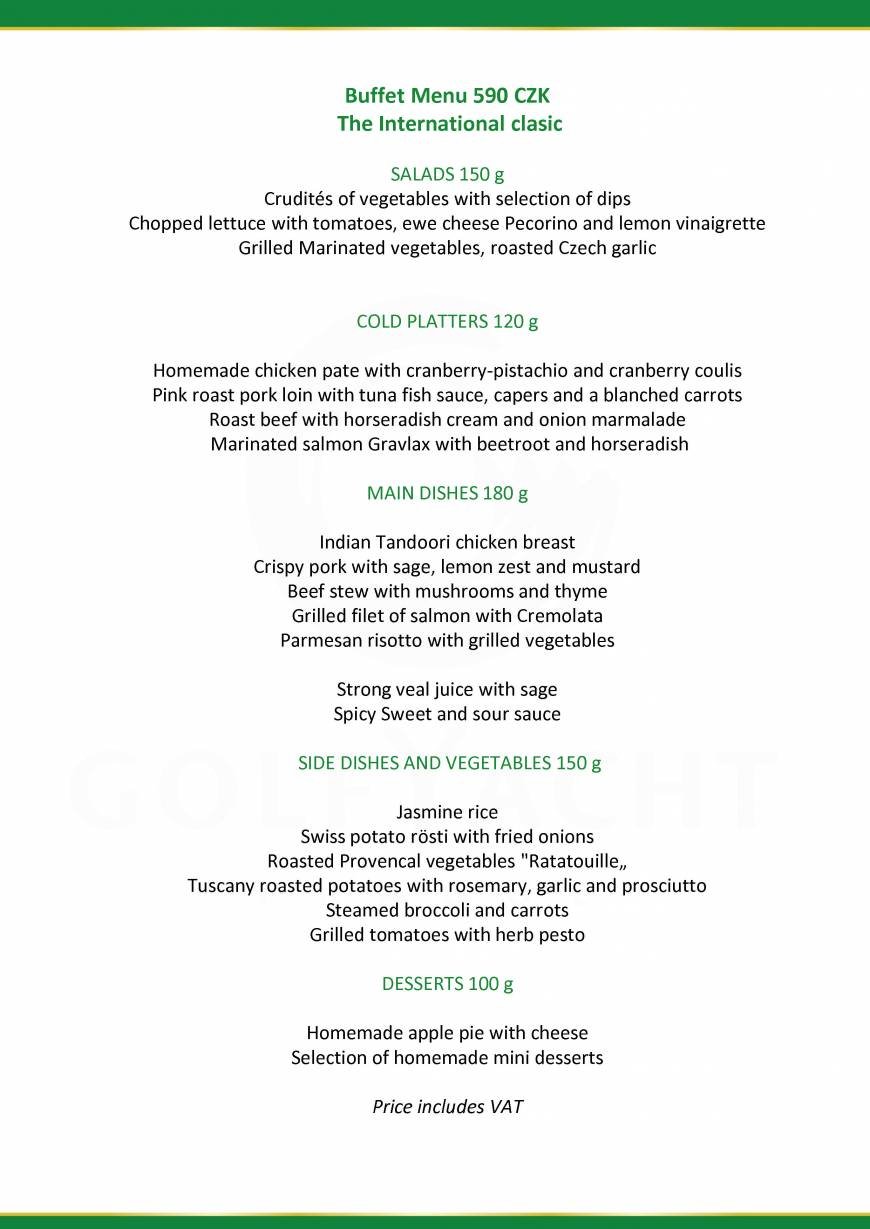  Pricelists of GreenYacht Hotel & Restaurant U Libenskeho mostu - Photo 21 of 32