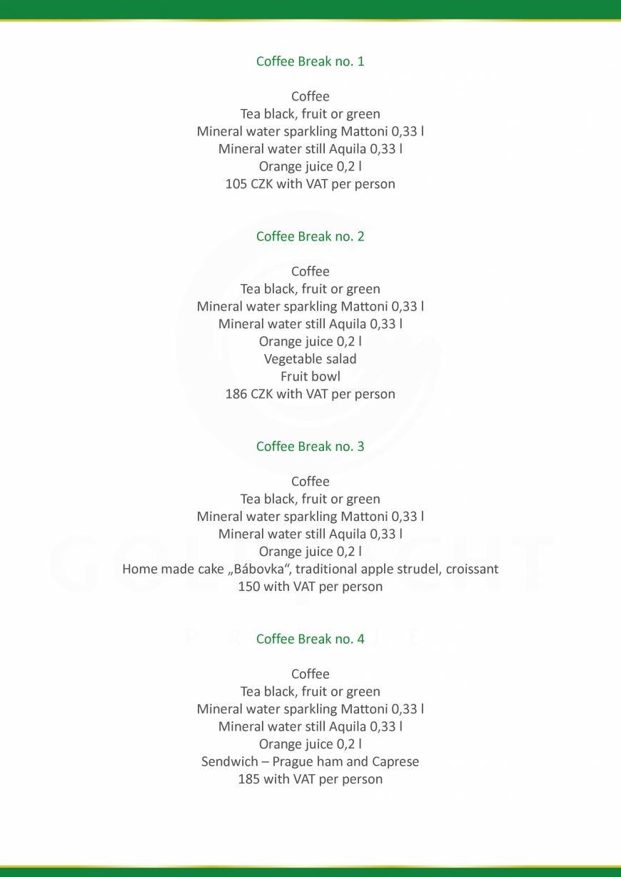  Pricelists of GreenYacht Hotel & Restaurant U Libenskeho mostu - Photo 13 of 32