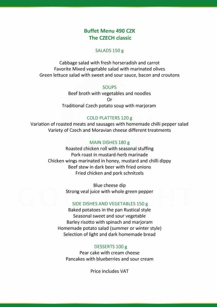  Pricelists of GreenYacht Hotel & Restaurant U Libenskeho mostu - Photo 8 of 32