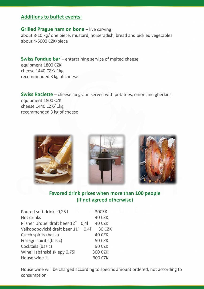  Pricelists of GreenYacht Hotel & Restaurant U Libenskeho mostu - Photo 7 of 32