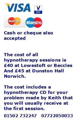  Pricelists of Keith Travis Hypnotherapy 16 St Annes Close - Photo 1 of 1