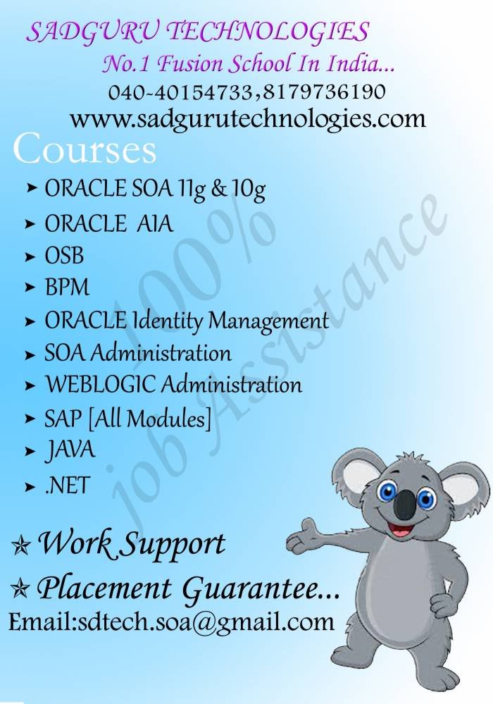  Profile Photos of Oracle Fusion Middleware Training Center SR Nagar - Photo 1 of 3
