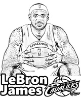 Lebron James, Topcoloringpages, New York