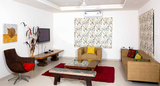 Concord Comfort Valley View Living Room Concord Comfort Valley View Plot 208, Valley View Apartments,Prashasan Nagar, Jubilee Hills 