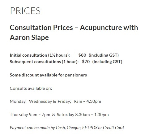  Pricelists of Essential Wellbeing Natural Health Clinic 131A Glengyle Tce, 3 Properties from Marion Rd. - Photo 1 of 1