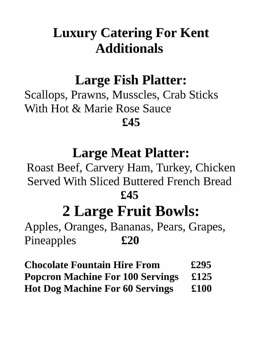  Pricelists of Luxury Catering For Kent 94 Wilberforce Way - Photo 6 of 6