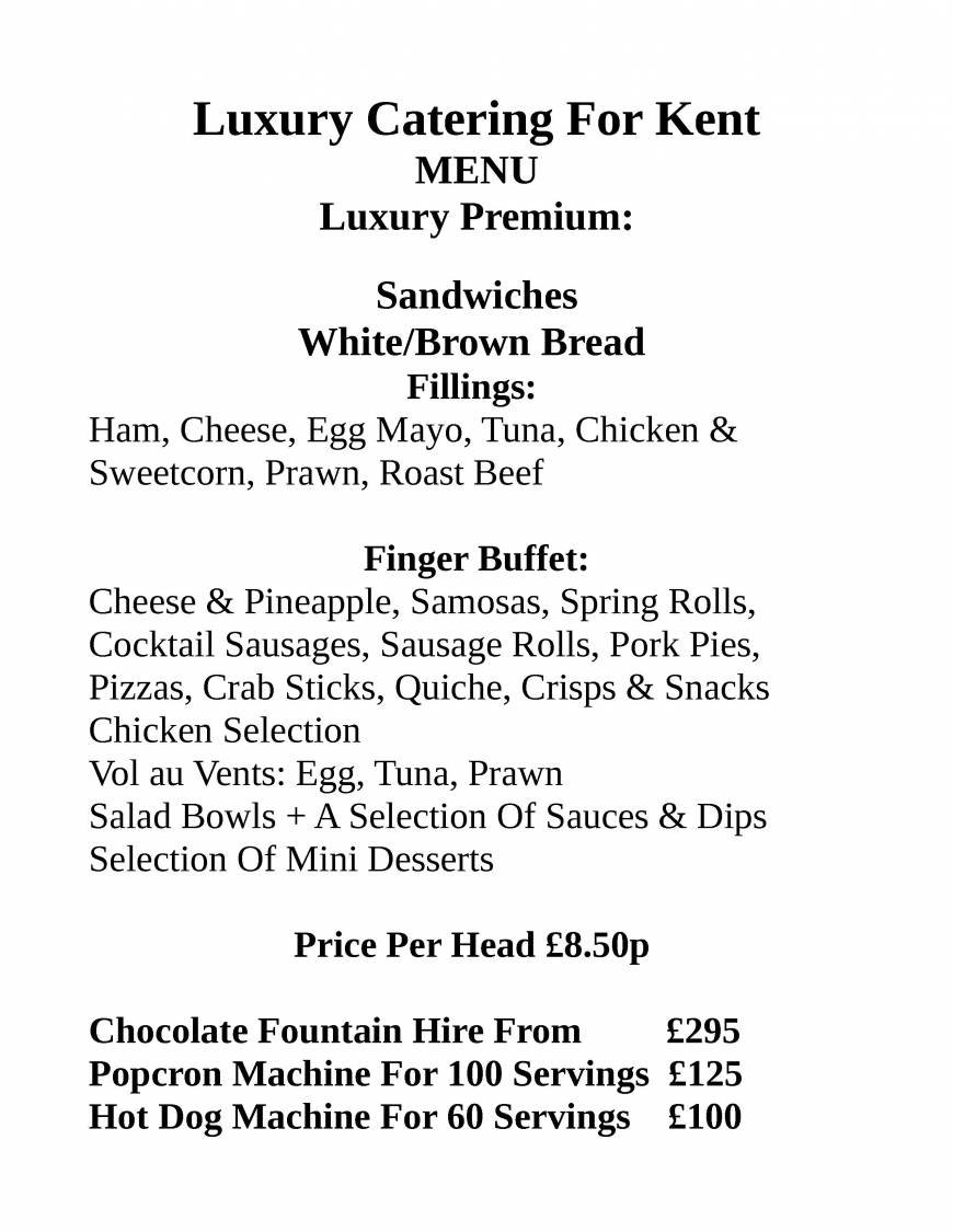  Pricelists of Luxury Catering For Kent 94 Wilberforce Way - Photo 4 of 6