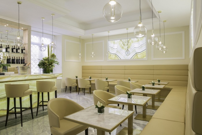 Onyx Bar located next to the reception. Profile Photos of Aleph Rome Hotel, Curio Collection by Hilton Via di San Basilio, 15 - Photo 8 of 14