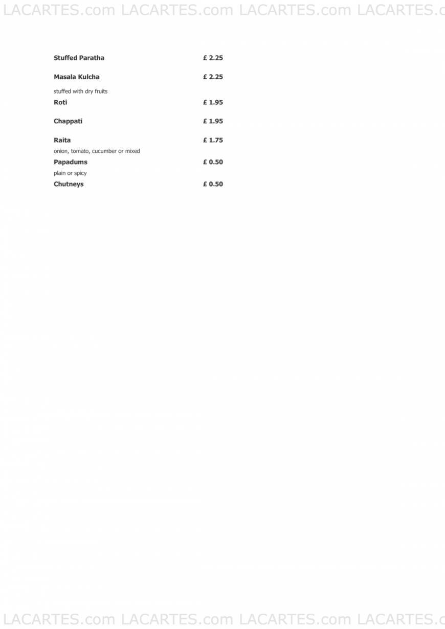  Pricelists of Kosturi Restaurant 18 Station Approach - Photo 5 of 5