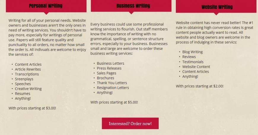  Pricelists of I Pro Freelance Huntingtown - Photo 1 of 1