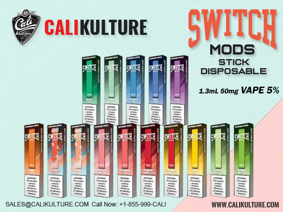 Switch Mods Stick Disposable Vape  Switch Mods Stick Disposable Vape  of CALI KULTURE 2090 Tucker Industrial Rd Suite A2 Tucker, GA 30084 - Photo 1 of 1