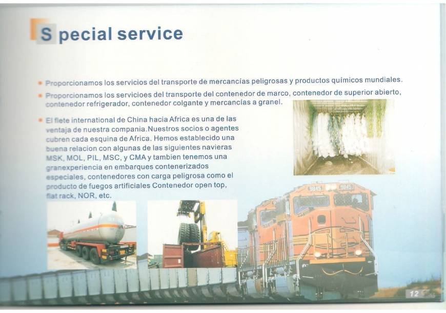  Pricelists of GLOBAL TRANSPORT SERVICE Rm 2301, Aoxinya Building, Caitian South Road, Futian District - Photo 13 of 20