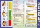 Pricelists of Aroma Express Chinese Takeaway