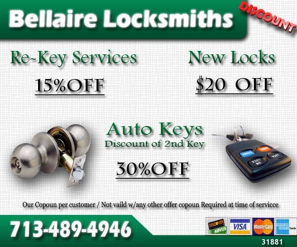  Pricelists of 24 Hour Locksmith Service in Bellaire 5219 Bellaire Blvd - Photo 1 of 1