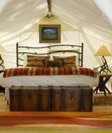 Bell Glamping Tent interior The Hollies London Road 