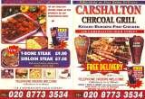 Menus & Prices, Charcoal Grill Takeaway & Delivery, Carshalton