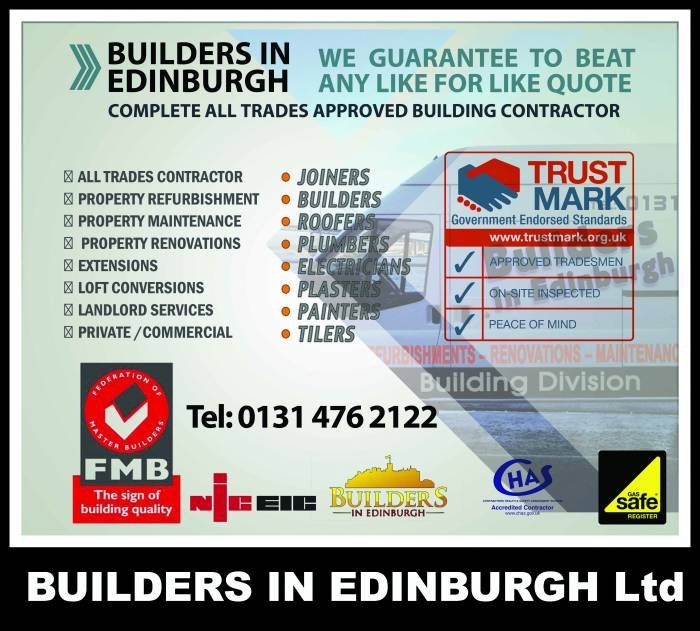 General Building Contractors Edinburgh, Renovation Contractors Edinburgh Profile Photos of BUILDING SERVICES EDINBURGH - RENOVATIONS - REFURBISHMENTS 12a Beaverhall Road - Photo 15 of 22 General Building Contractors Edinburgh, Renovation Contractors Edinburgh Profile Photos of BUILDING SERVICES EDINBURGH - RENOVATIONS - REFURBISHMENTS 12a Beaverhall Road - Photo 15 of 22