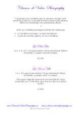 Menus & Prices, Chanon deValois Photography, Writtle