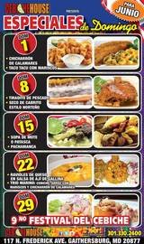 Event Flyers of Cebiche House