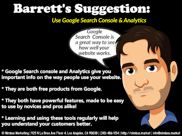 MattB's digital marketing suggestion Nimbus Marketing's 7 super simple SEO Suggestions of Nimbus Marketing 925 N La Brea Ave, Fl 4 - Photo 6 of 8