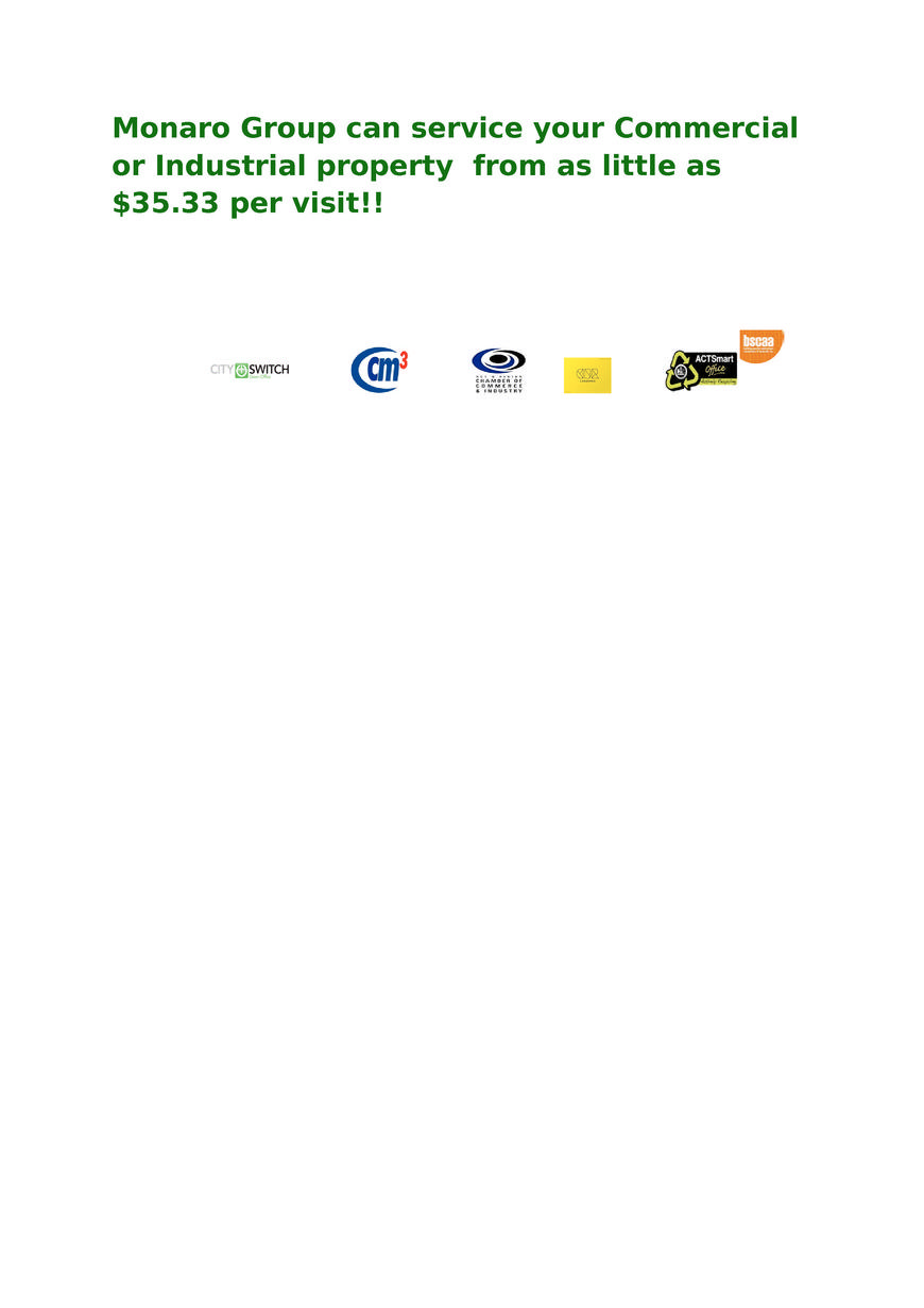  Pricelists of MONARO GROUP PTY.LTD - FACILITY SERVICES - CLEANING & GENERAL MAINTENANCE  - Photo 6 of 6