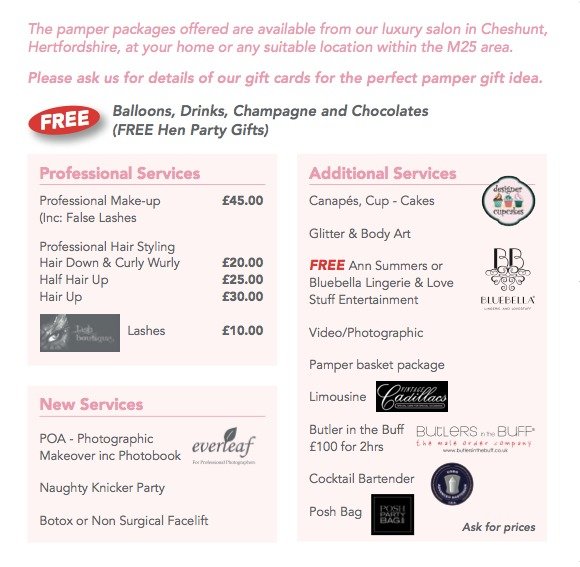 Pricelists of Hair and Pamper Parlour 57 High Street - Photo 3 of 5