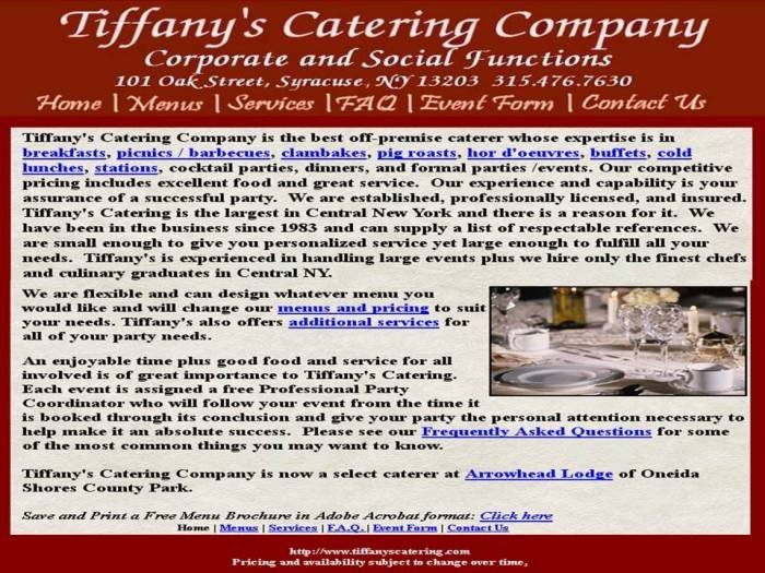  Profile Photos of Tiffany's Catering Company 101 Oak Street - Photo 2 of 2