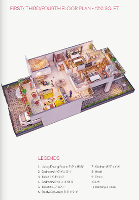1210sqft 2bhk Apartment / Floor For Sale in Sohna, Gurgaon : zVesta New Album of zVesta 402, 4th Floor, Qutub Plaza, Dlf ph-1, Gurgaon - Photo 3 of 5 1210sqft 2bhk Apartment / Floor For Sale in Sohna, Gurgaon : zVesta New Album of zVesta 402, 4th Floor, Qutub Plaza, Dlf ph-1, Gurgaon - Photo 3 of 5
