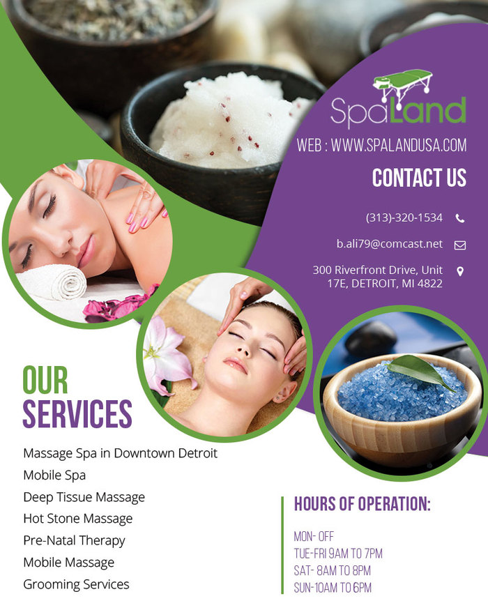 Profile Photos of SpaLand Mobile Spa-Massage Spa in Downtown Detroit 300 Riverfront Drive - Photo 1 of 1