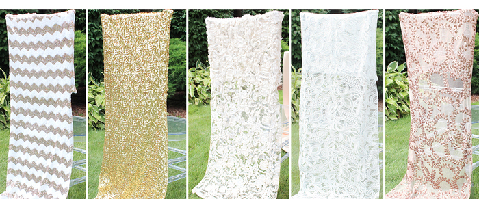  Polyester, Fabric, Sequin,Tablecloths Wholesale of Prestige Linens 2626 Elliott, A Troy - Photo 35 of 39