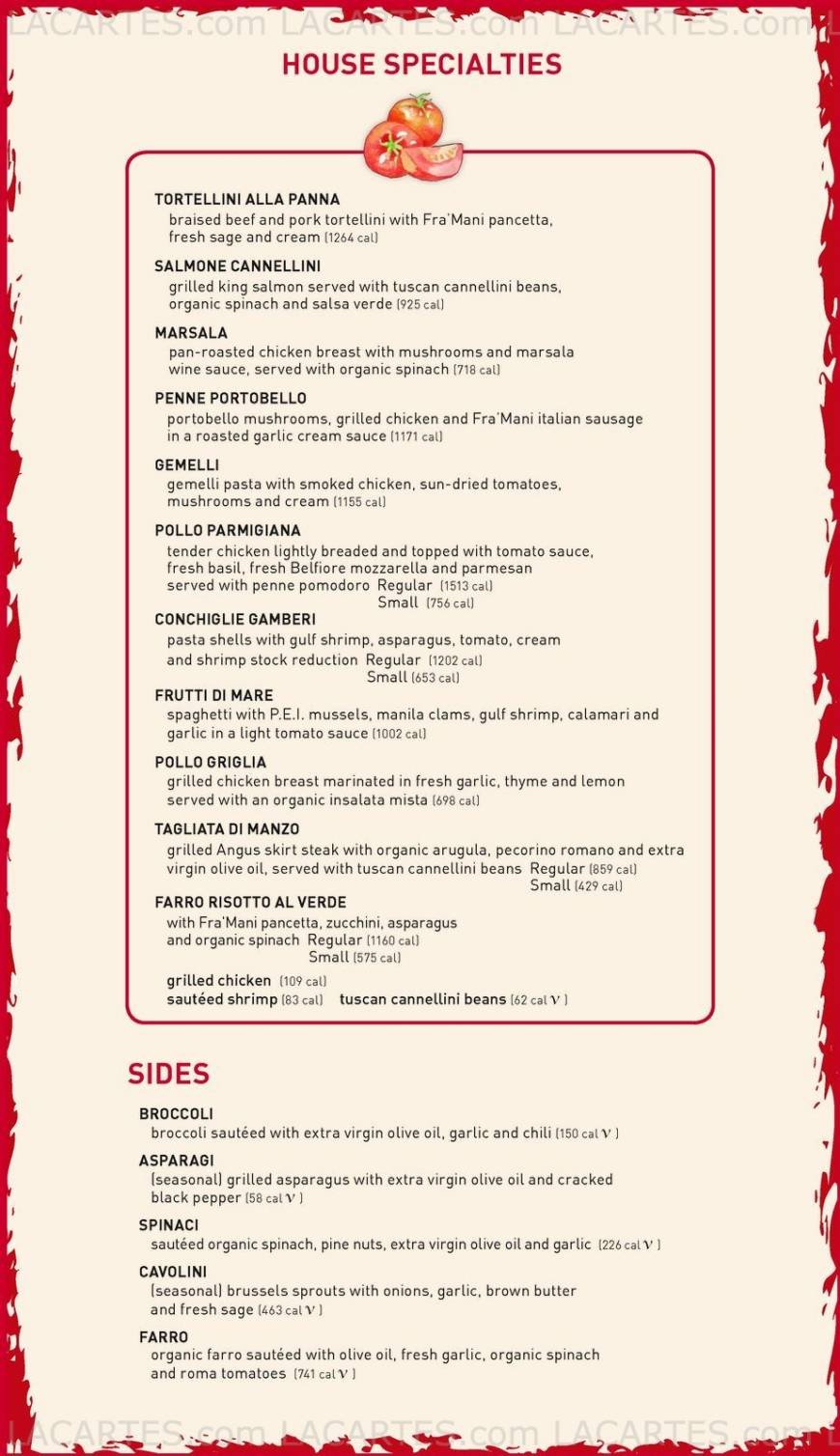 Pricelists of Pasta Pomodoro 1550 Bryant Street - Photo 4 of 7