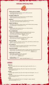 Menus & Prices, Pasta Pomodoro, San Franciso