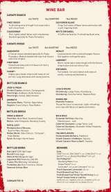 Menus & Prices, Pasta Pomodoro, San Franciso