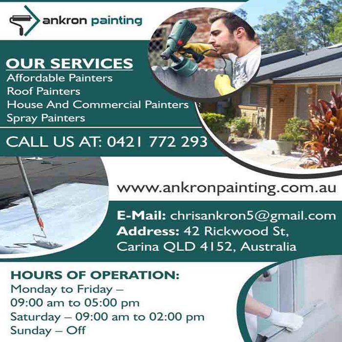  Profile Photos of Painters In Brisbane | Ankron Pty Ltd 42 Rickwood St - Photo 1 of 1