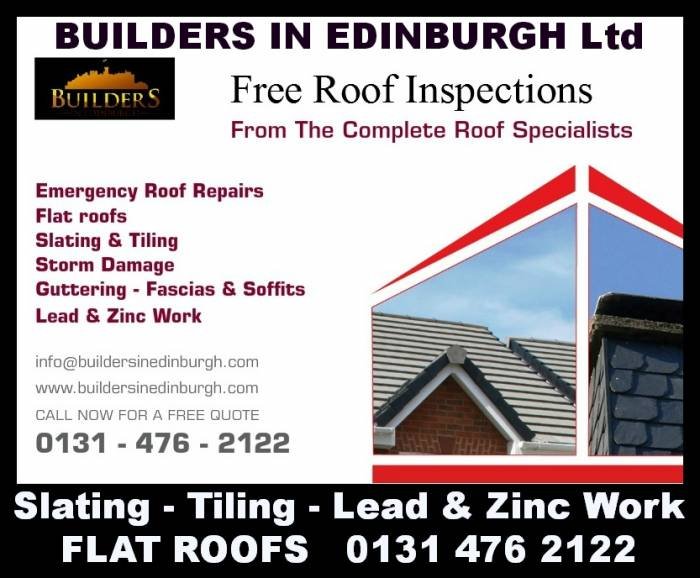 Roofers In Edinburgh, Free Estimates Profile Photos of Roofers In Edinburgh, Insurance Roof Repairs, Flat Roof Repair 0131 476 2122 12a Beaverhall Road - Photo 2 of 12