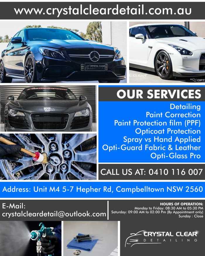  Profile Photos of Crystal Clear Detailing | Paint Correction Sydney Unit M4 5-7 Hepher Rd, - Photo 1 of 1