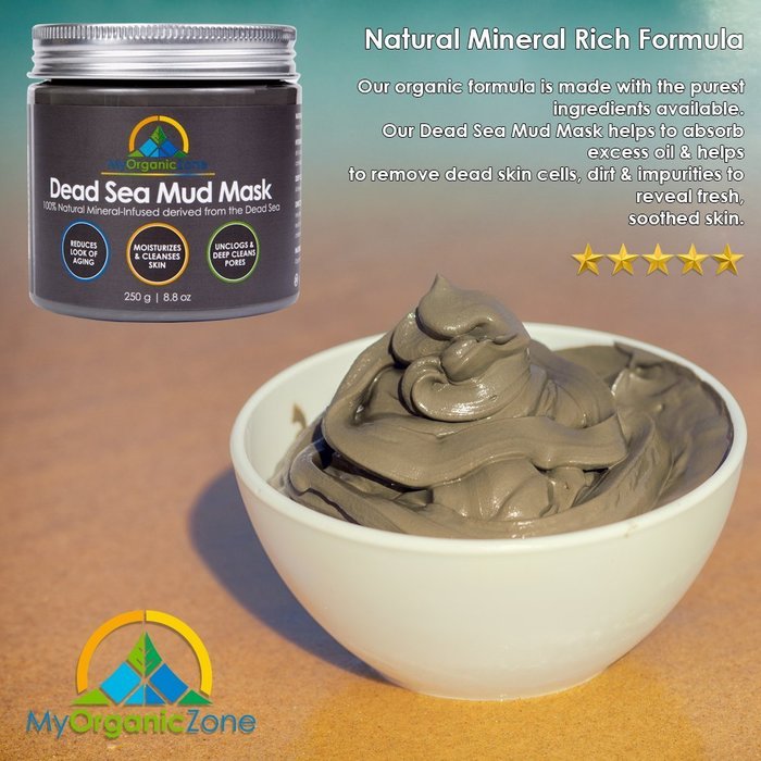 Dead Sea Mud Mask, Facial Pore Cleanser, Black Face Mask for Acne Treatment Dead Sea Mud Mask Black Face Mask Acne Treatment of My Organic Zone - All Natural Skin Care and Beauty Products 6155 Tomken Rd, Unit 7 - Photo 3 of 6 Dead Sea Mud Mask, Facial Pore Cleanser, Black Face Mask for Acne Treatment Dead Sea Mud Mask Black Face Mask Acne Treatment of My Organic Zone - All Natural Skin Care and Beauty Products 6155 Tomken Rd, Unit 7 - Photo 3 of 6
