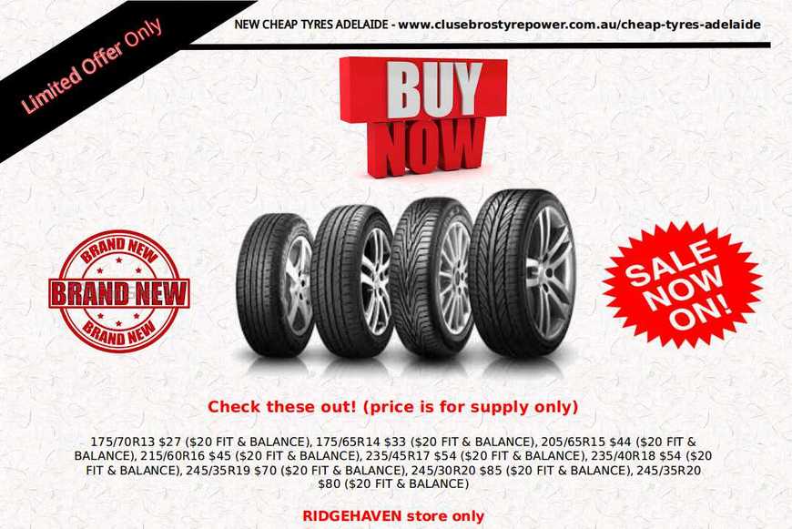  Pricelists of Tyre Retailers and Tyre Stores Adelaide - Cluse Bros Unit 1 Commercial Estate Main North Road, Parafield - Photo 1 of 9