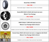 Menus & Prices, Tyre Retailers and Tyre Stores Adelaide - Cluse Bros, Adelaide