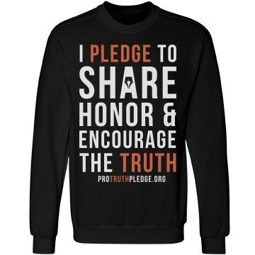  Profile Photos of Buy Pro-Truth Pledge Sweatshirt 