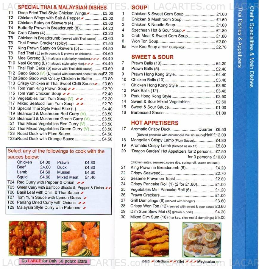  Pricelists of Dragon Garden 1168 London Road - Photo 1 of 4