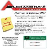  Alexandra's Tax Services 104 South Clairborne Road 