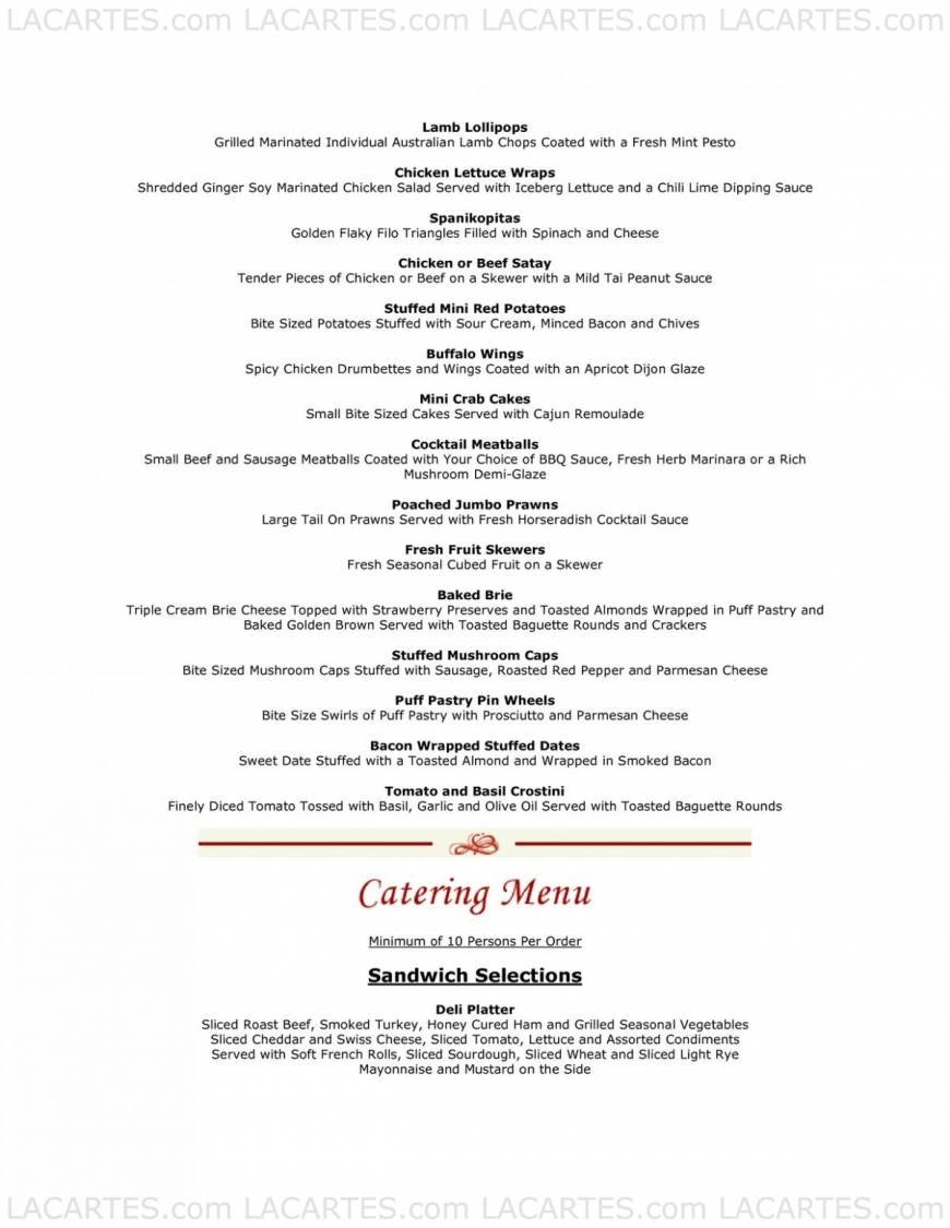  Pricelists of All Season's cafe & Catering 1758 Junction Avenue suit AA - Photo 7 of 13