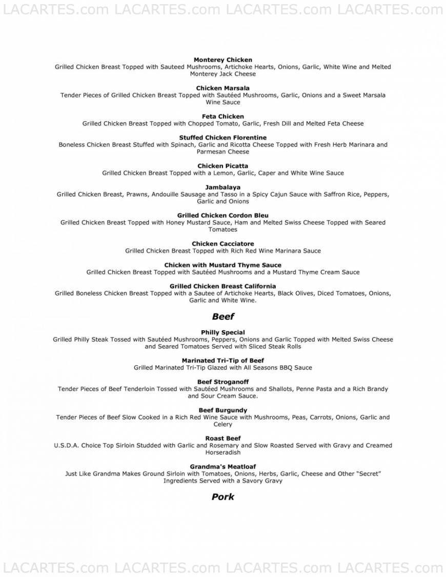  Pricelists of All Season's cafe & Catering 1758 Junction Avenue suit AA - Photo 11 of 13